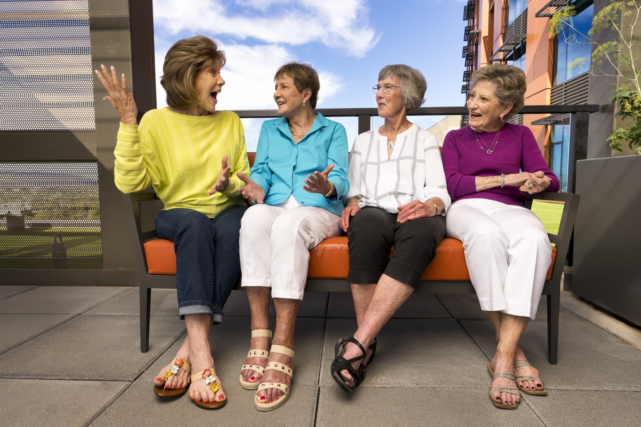 Ladies chatting