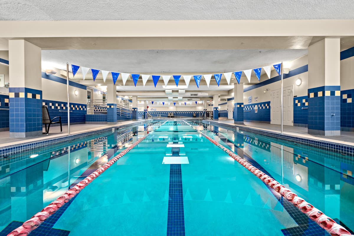 A pool at Capitol Lakes.
